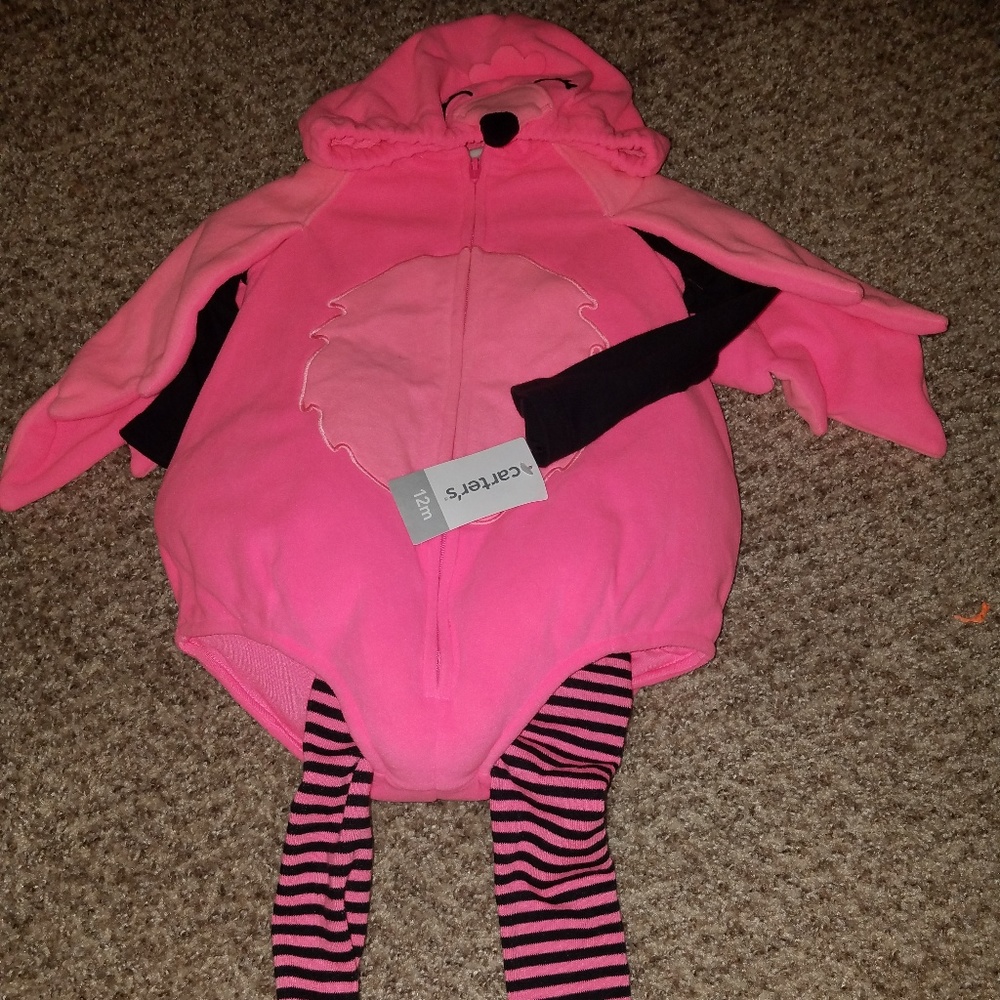 NWT Carter's Flamingo Costume 12m